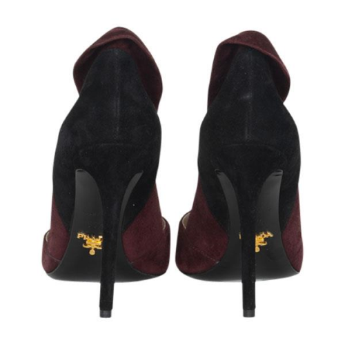 Prada Suede Colourblock Pumps