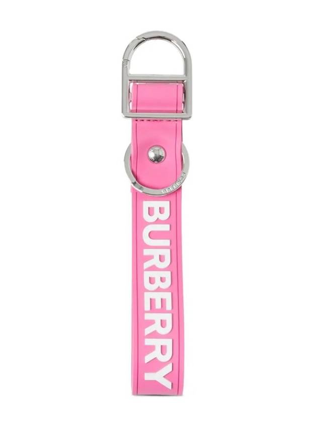 Burberry Logo Detail Key Ring Pink