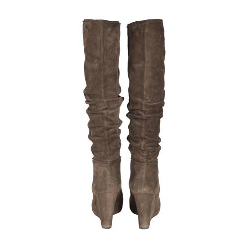 Prada Sport Suede Wedge Boots