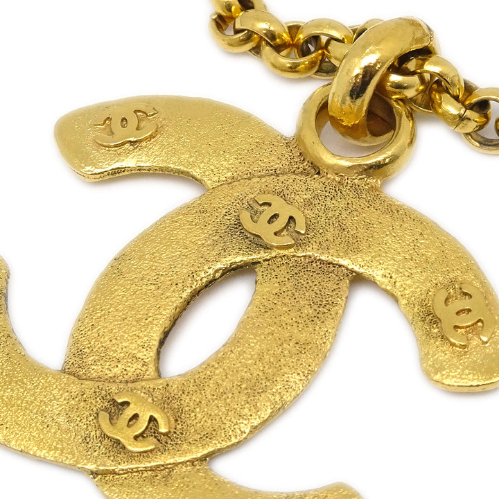 Top Quality Chanel CC Chain Pendant Necklace Gold 3067