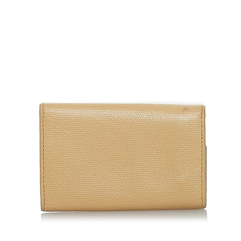 Top Quality Chanel 6 eries Keycase Beige Leather  Chanel