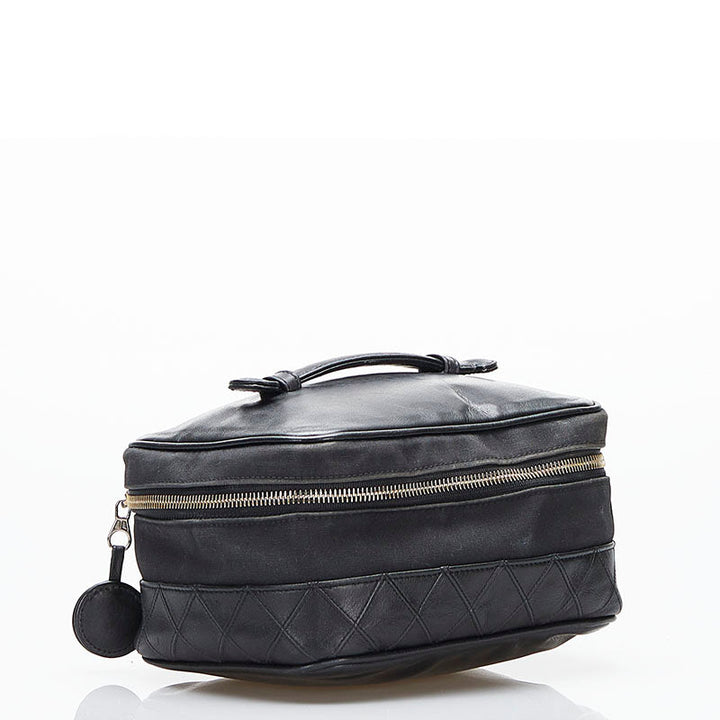 Top Quality Chanel Cocomark Vanity Bag Handbag Black Leather  Chanel