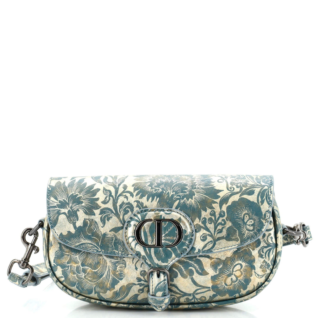 Top quality Dior Bobby Flap Bag Printed Leather East West