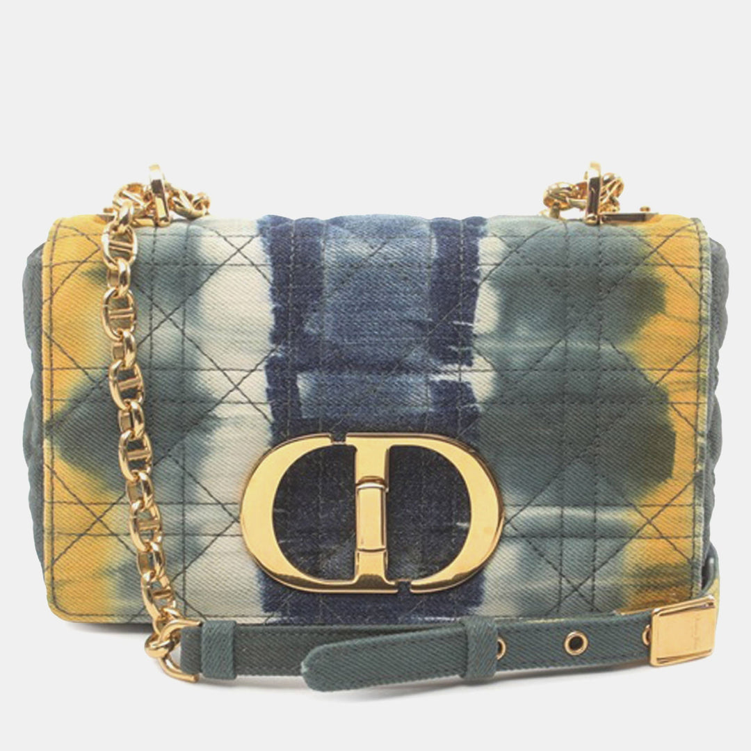 Top quality Dior Small Denim Tie-Dye Cannage Caro Bag