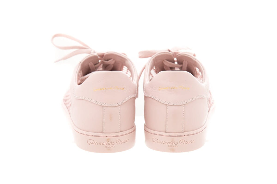 Gianfranco Ferre HELENA Low Top Mesh Blush Sneakers SZ 41