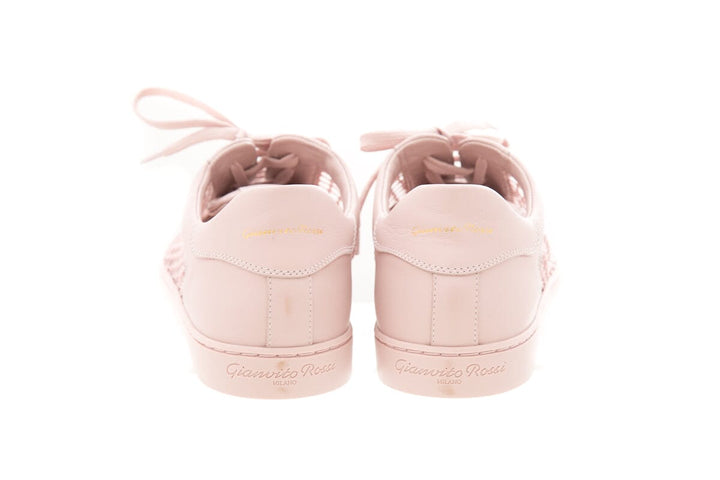 Gianfranco Ferre HELENA Low Top Mesh Blush Sneakers SZ 41