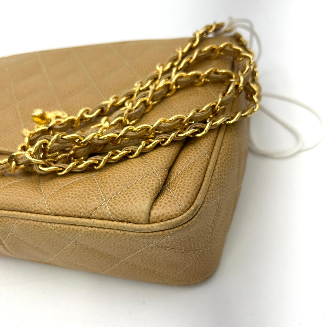 Top Quality Chanel Cabian Skin Chevron Fringe Chain Shoulder Bag Leather LA29807