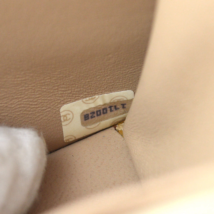 Top Quality Chanel * Beige Lambskin 2way Handbag