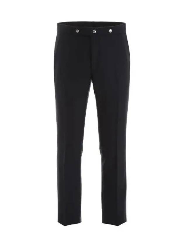 Burberry Triple Stud Classic Fit Straight Pants Black