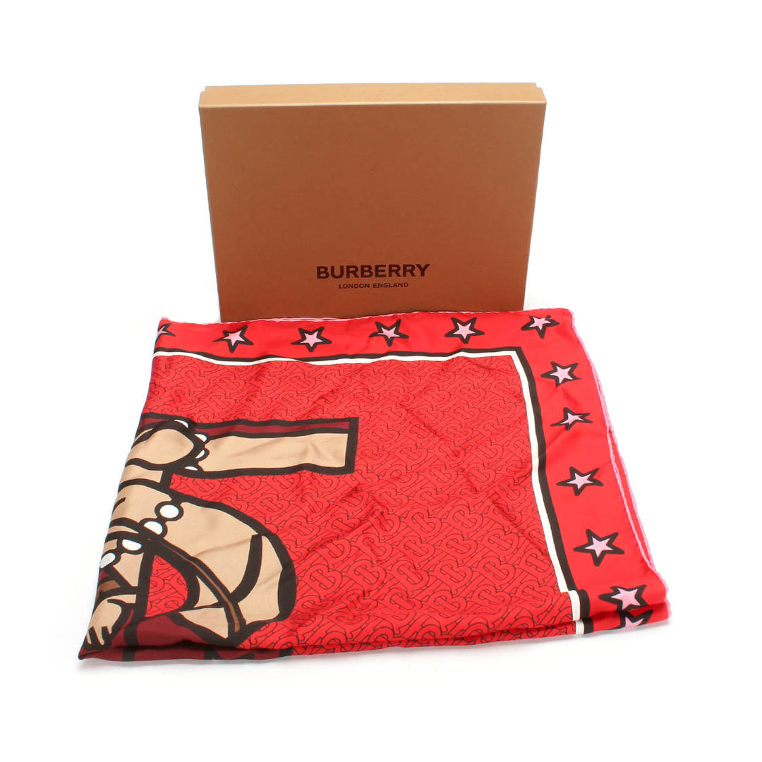 Burberry Printed Silk Scarf