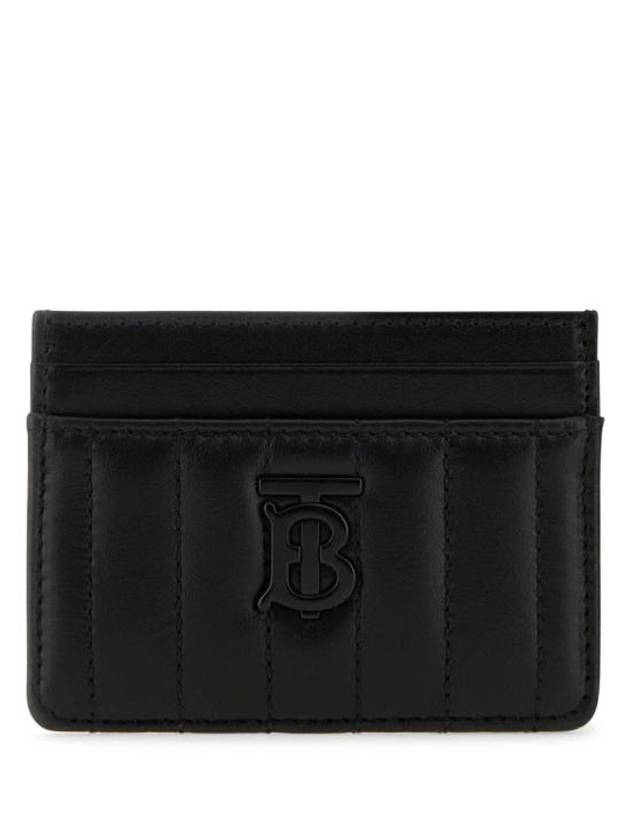 Burberry Quilted Leather Lola Card Wallet Black