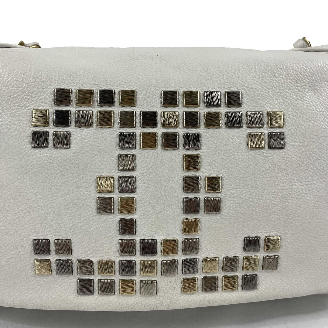 Chanel - 09C Mosaic Metal East West Calfskin CC Maxi New Shoulder Bag