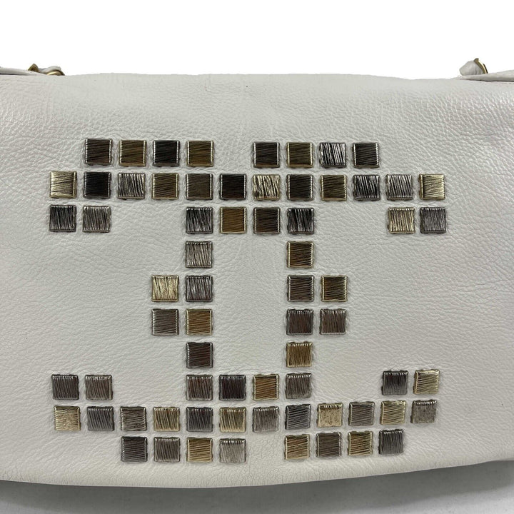 Chanel - 09C Mosaic Metal East West Calfskin CC Maxi New Shoulder Bag