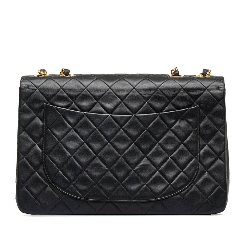 Top Quality Chanel Decamatrasse 34 Cocomark ingle Flap Chain Shoulder Bag Black   CHANEL
