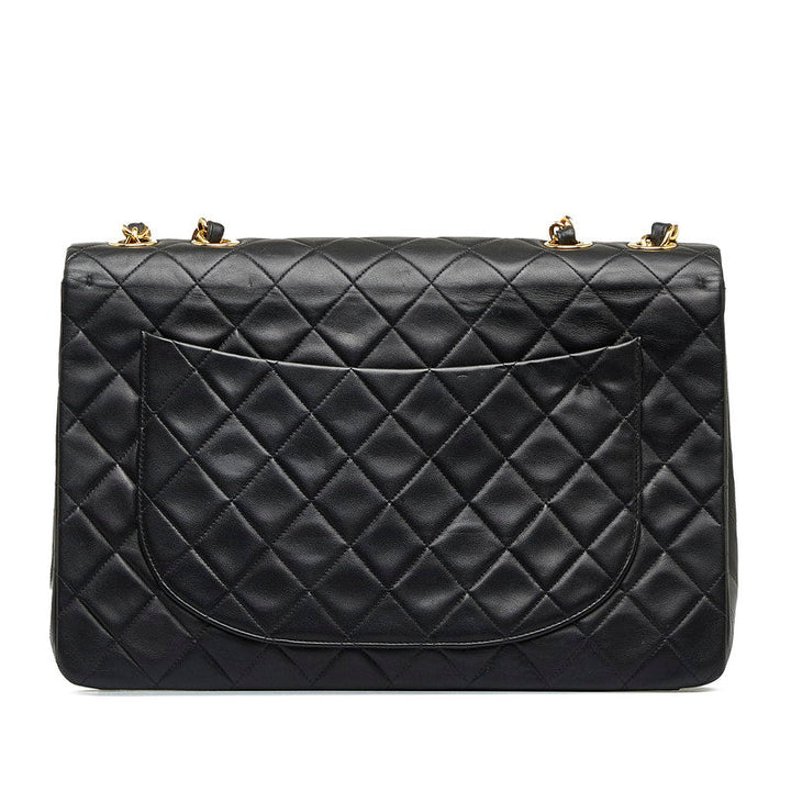 Top Quality Chanel Decamatrasse 34 Cocomark ingle Flap Chain Shoulder Bag Black   CHANEL