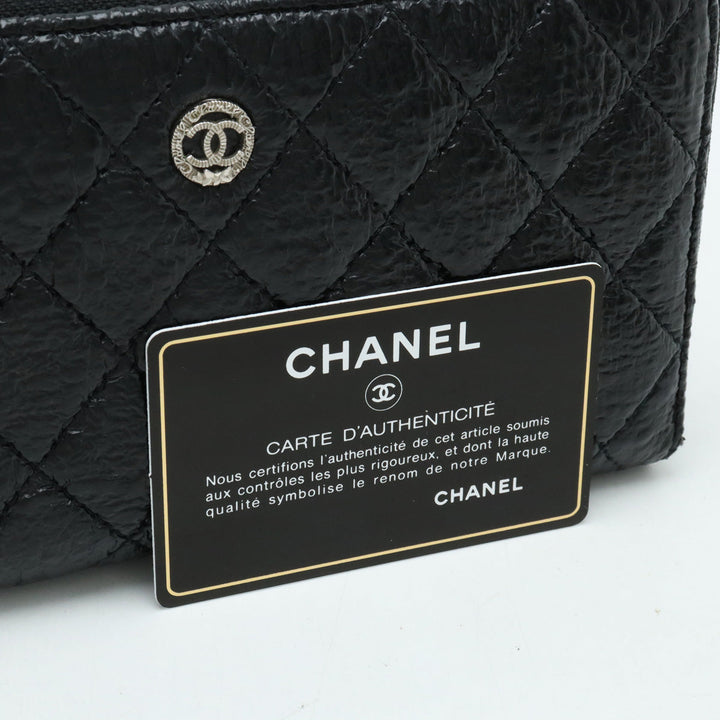 Top Quality Chanel MATRACE COCOMARK ROUND Long Wallet  TWID LEADER BLACK BLACK SILVER A50097 BLUMIN BLUMIN MARKET SHOP