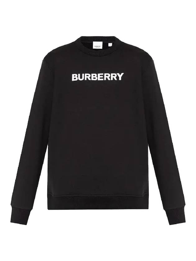 Burberry Front Logo Print Sweatshirt Black