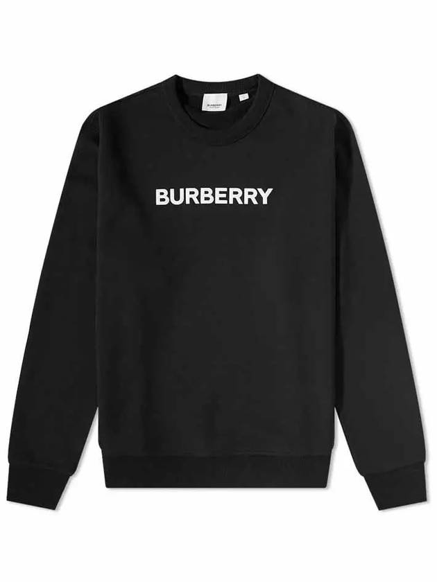 Burberry Front Logo Print Sweatshirt Black