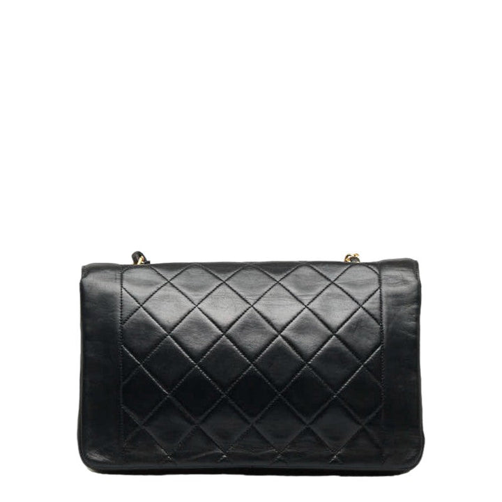 Top Quality Chanel Mattress Diana 25 Chain houlder Bag Black Leather Lady Chanel