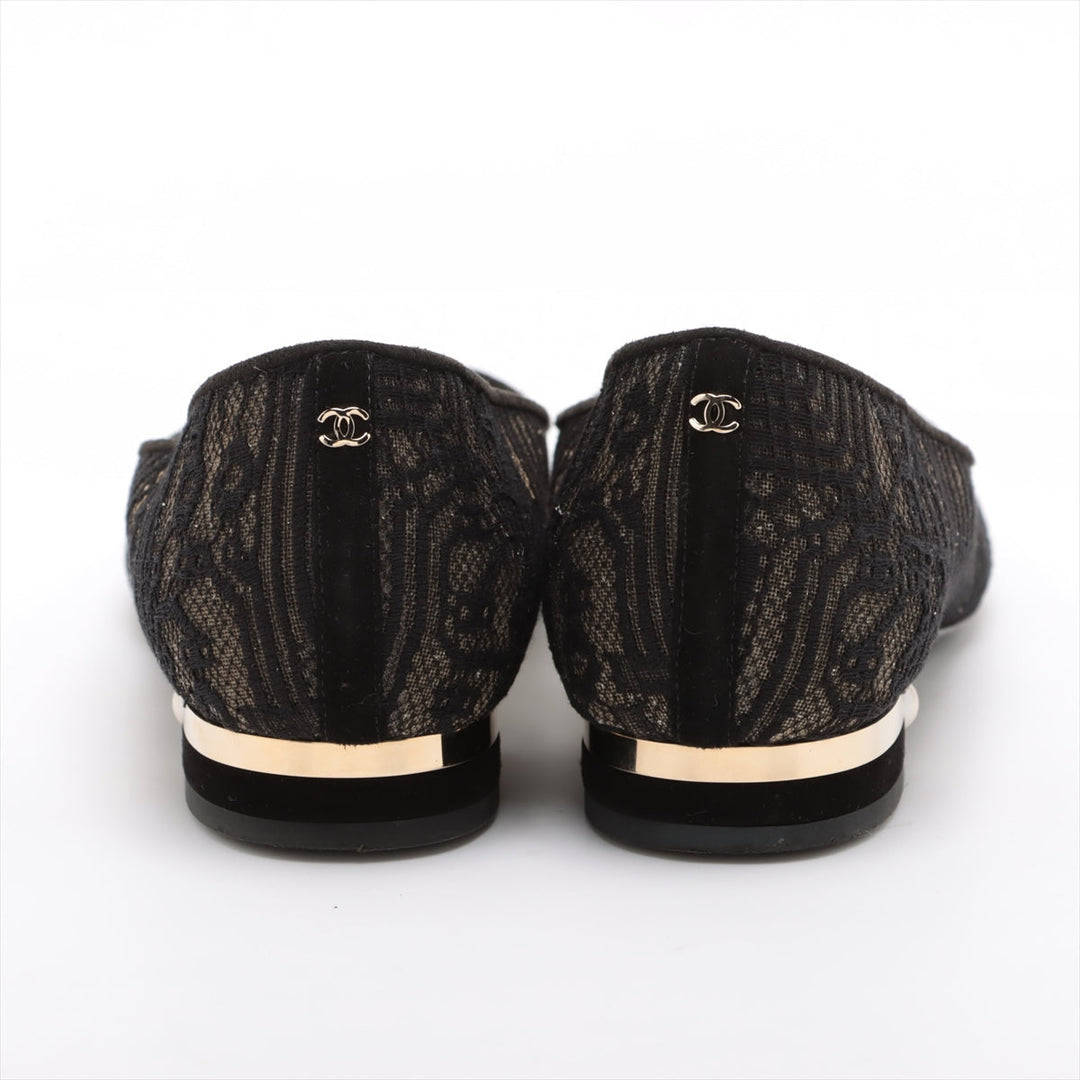 Top Quality Chanel Coco Race Flap Pumps 37  Black Pearl