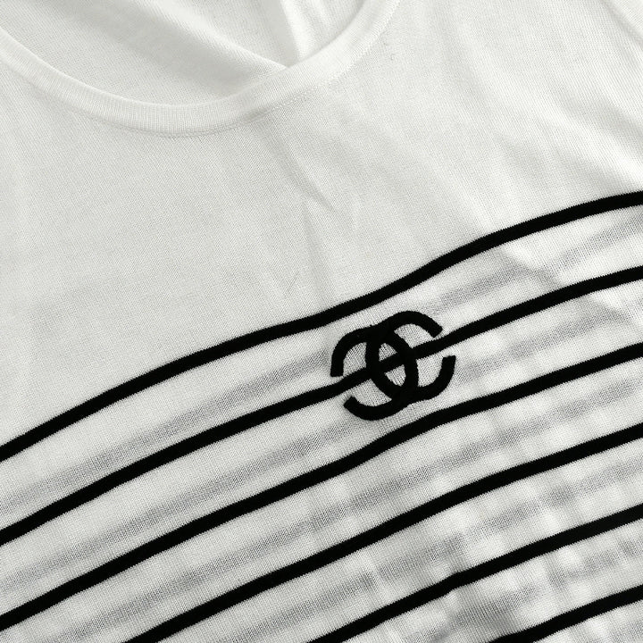 Top Quality Chanel CC striped cotton top #42