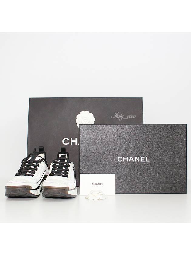 Fabric Suede Calfskin Low-Top Sneakers Dark Grey Chanel