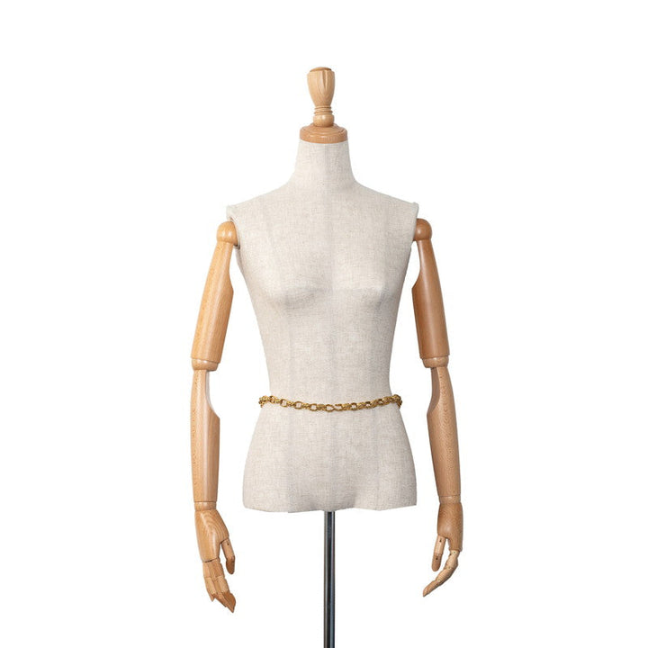 Top Quality Chanel Vintage Mattress Chain Belt Gold Mackie  Top Quality Chanel Luxury