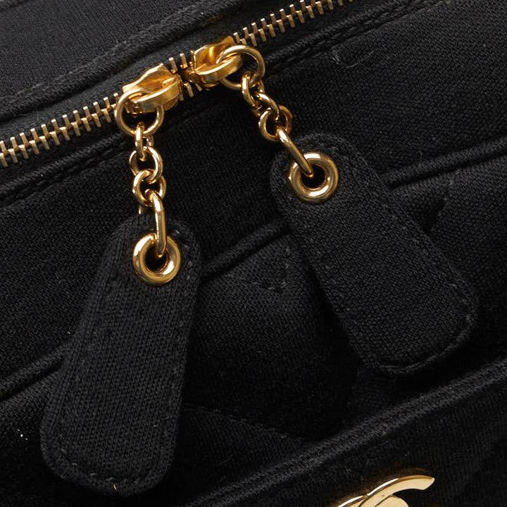 Top Quality Chanel Coco Killing Chain Tote Bag Black Cotton  Chanel