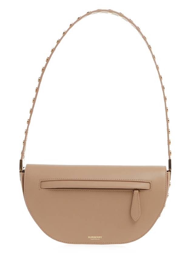 Burberry Olympia Small Leather Shoulder Bag Beige