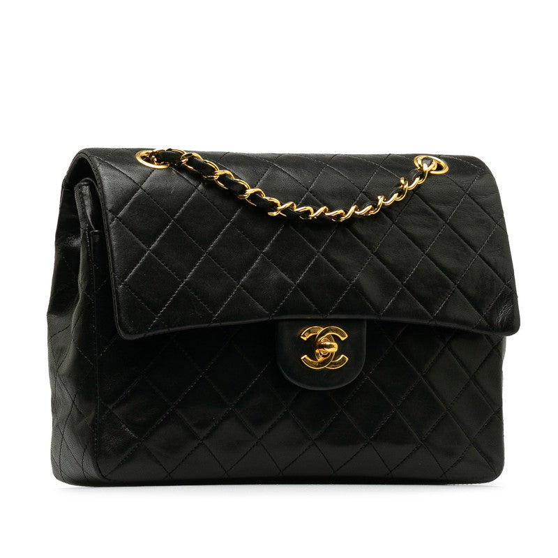 Top Quality Chanel Matrace 25 Double Flap Chain Shoulder Bag Black kin  Chanel