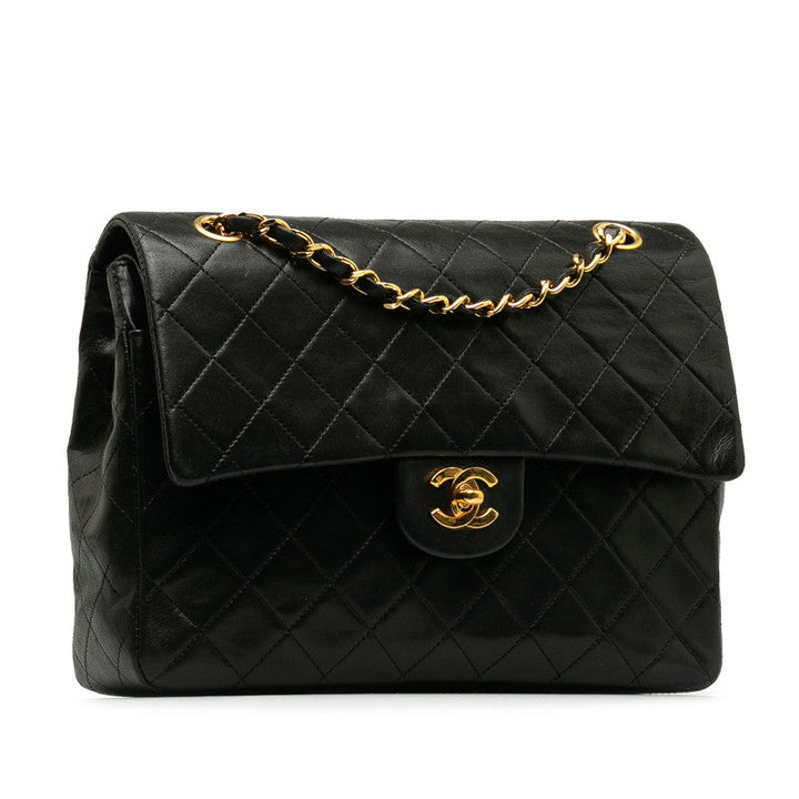 Top Quality Chanel Matrace 25 Double Flap Chain Shoulder Bag Black kin  Chanel