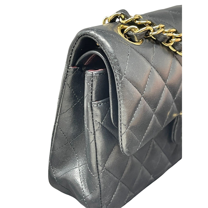 Top Quality Chanel Top Quality Chanel Classic Double New Bag Quilted Lambskin Small - Black