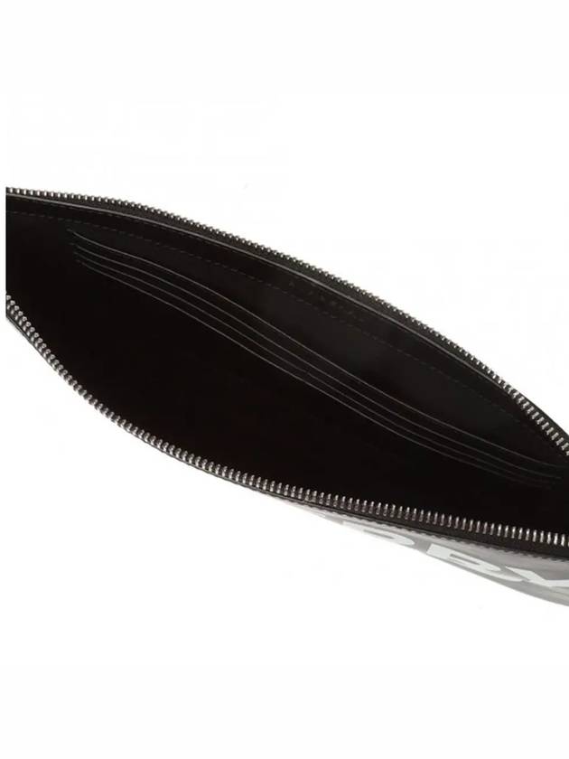 Burberry Logo Print Clutch Bag Black
