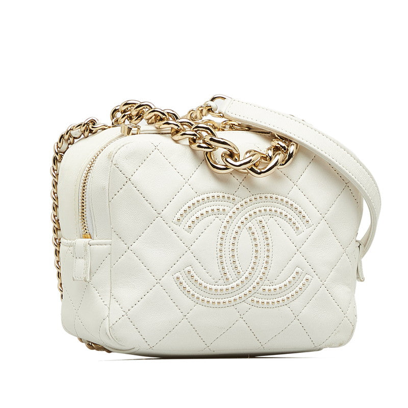 Top Quality Chanel Matrases Cocomark tands Chain Handbags Shoulder Bag White   CHANEL