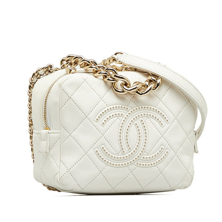 Top Quality Chanel Matrases Cocomark tands Chain Handbags Shoulder Bag White   CHANEL