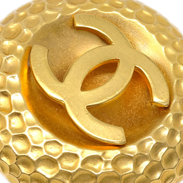 Top Quality Chanel Button Earrings Gold Clip-On 29