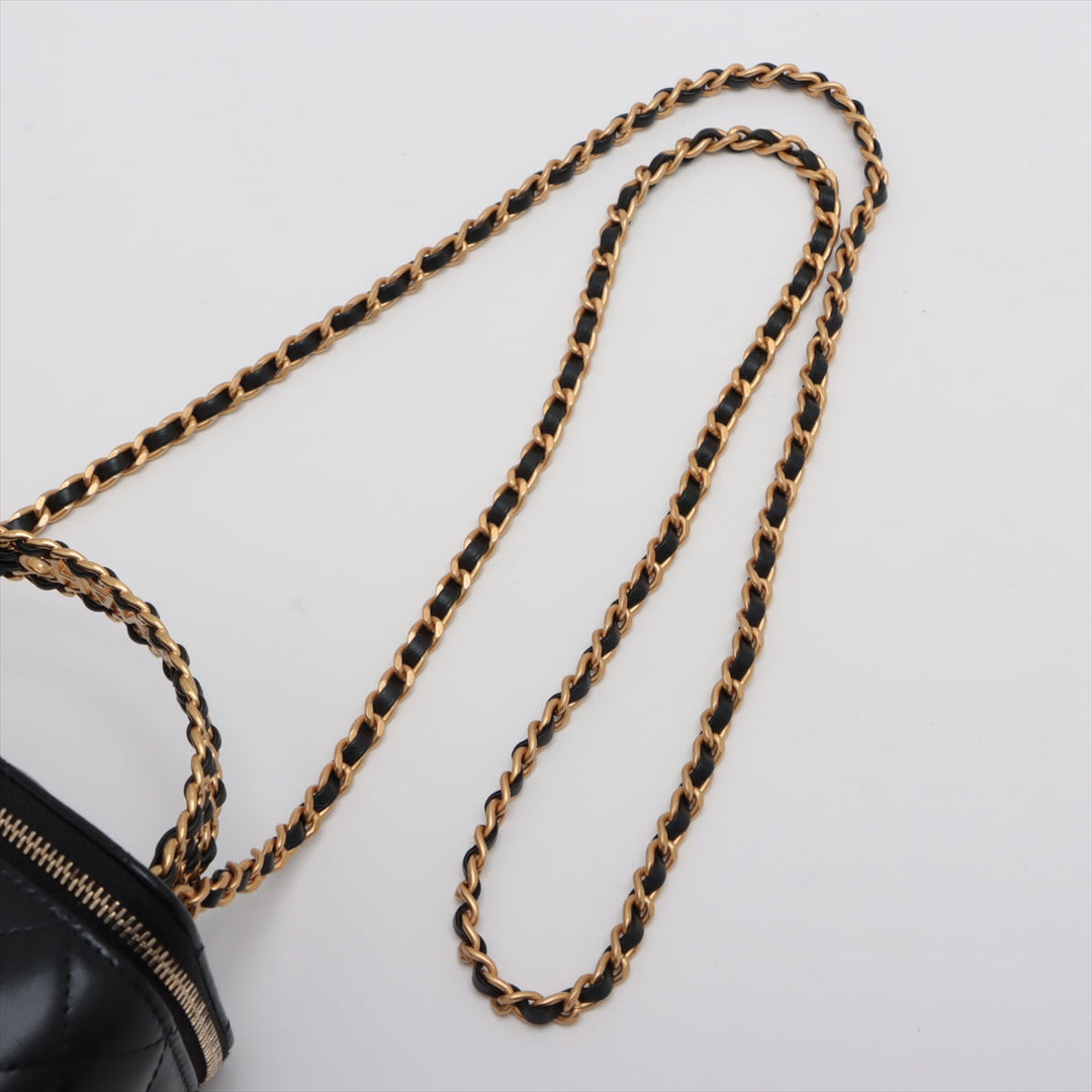 Top Quality Chanel Mattress kin Chain Shoulder Bag Vanity Black Gold