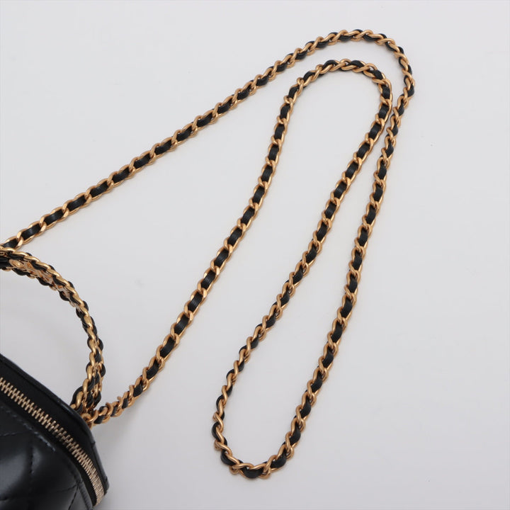 Top Quality Chanel Mattress kin Chain Shoulder Bag Vanity Black Gold