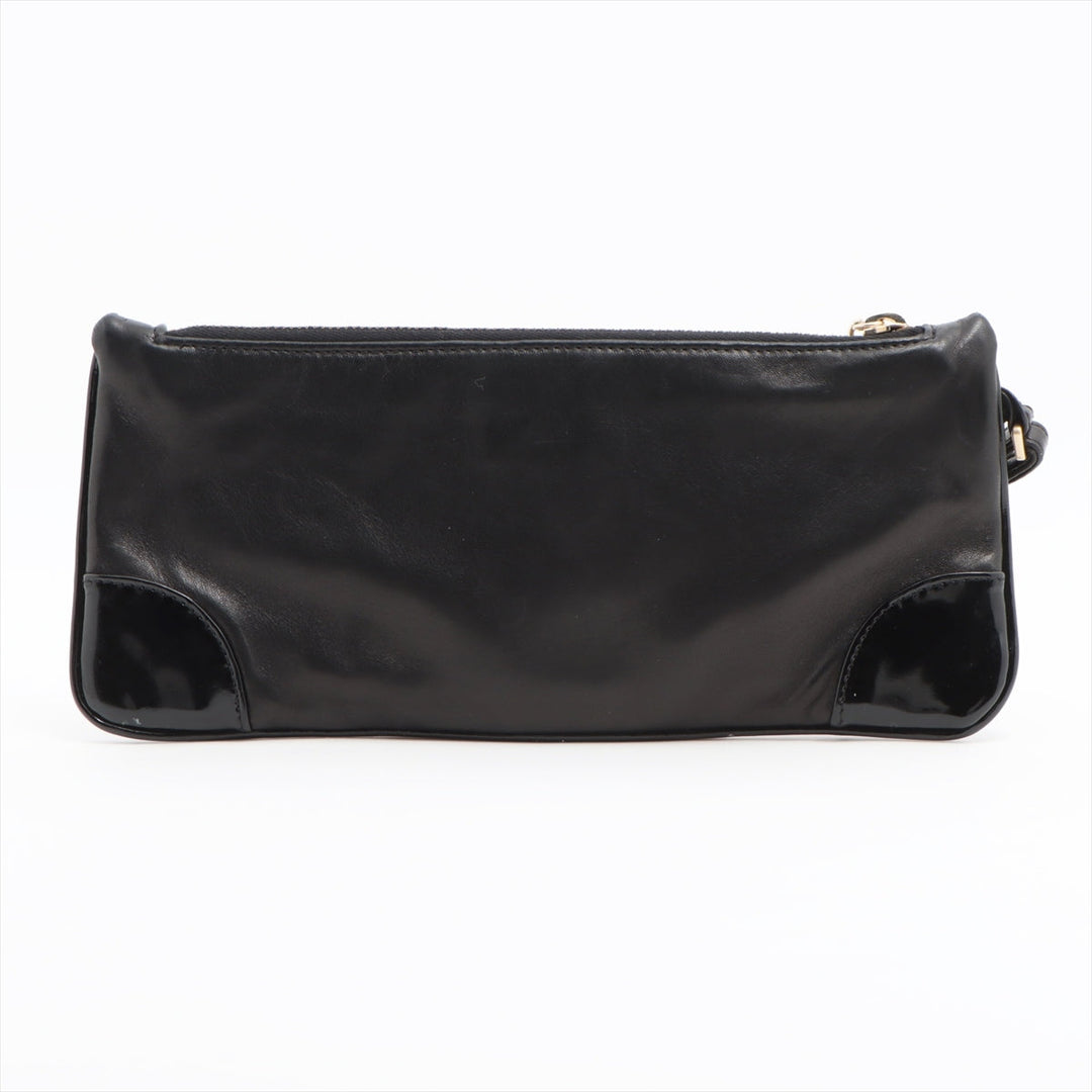 Top Quality Chanel Camelia kin Porch Black Gold  8th Floor