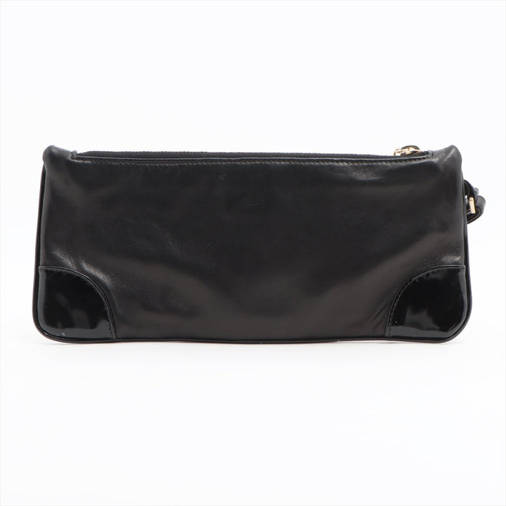 Top Quality Chanel Camelia kin Porch Black Gold  8th Floor