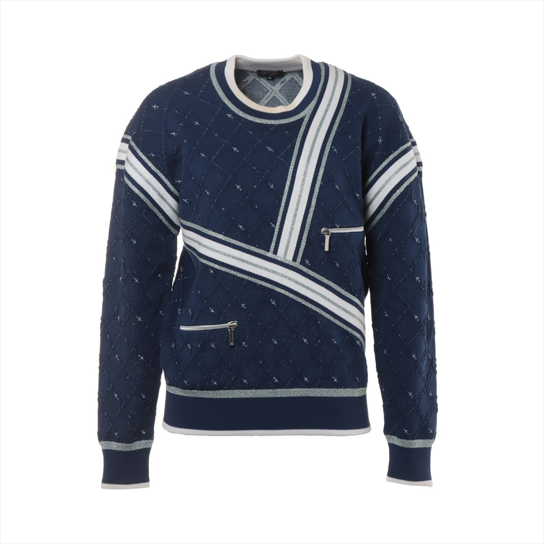 Top Quality Chanel Coco P54 Cotton x Polyester s 36  Blue
