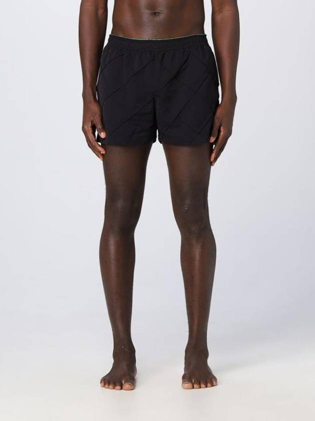 Bottega veneta Intrecciato Nylon Swim Shorts Black