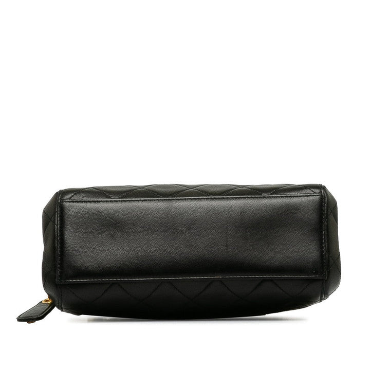 Top Quality Chanel Matrases Cocomark Mini Chantot Top Bag Black Caviar   Chanel