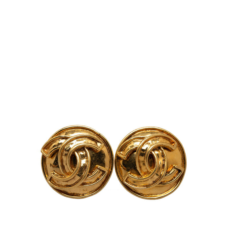 Top Quality Chanel Vintage Cocomark Drop Earring Gold  Lady Chanel