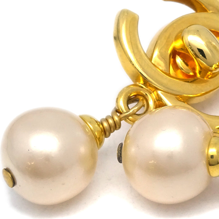Top Quality Chanel Artificial Pearl Dangle Earrings 97P