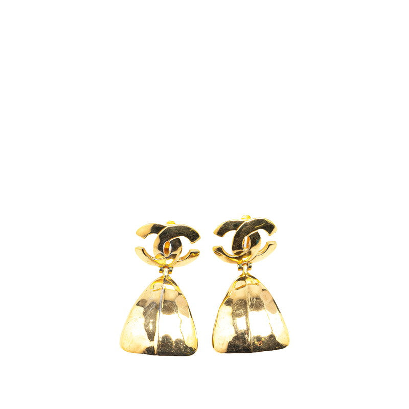 Top Quality Chanel Vintage Coco Mark Triangle Earrings