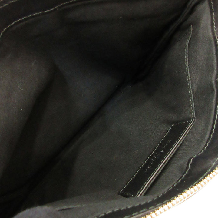 Top Quality Balenciaga Denim Canvas Leather Clutch Bag