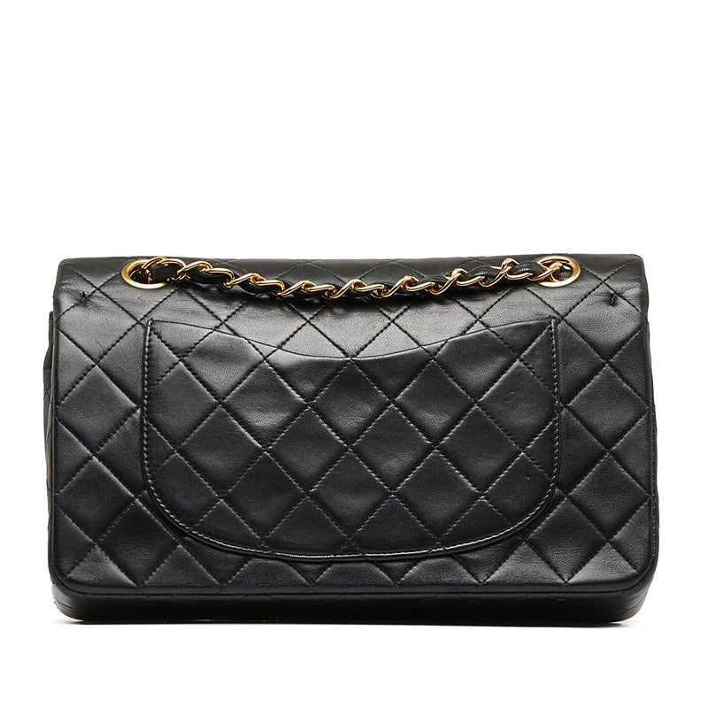 Top Quality Chanel Mattress 23 Double Flat Gold  Chain houlder Bag Black  S  Chanel
