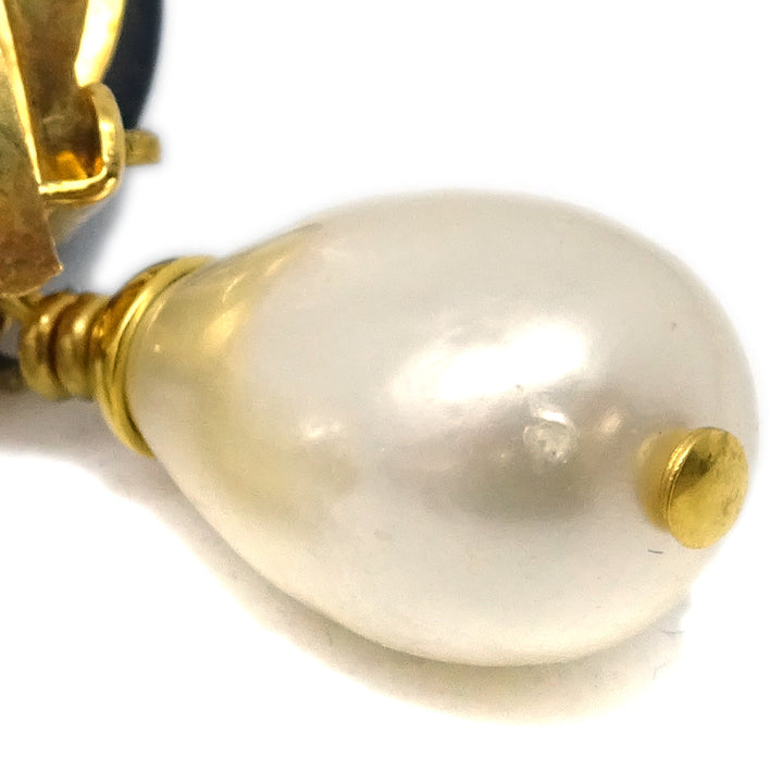 Top Quality Chanel Dangle Earrings Clip-On Gold 96P