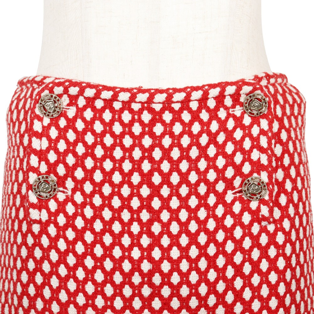Top Quality Chanel Skirt Rayon Bamboo Cotton Red